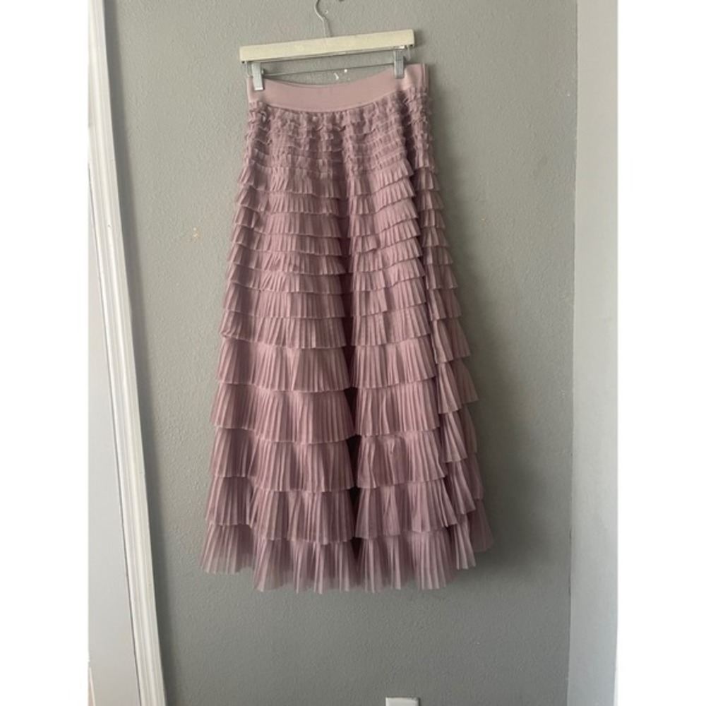 Lucky Brand Tulle Ruffle Maxi Skirt - Picture 6 of 9